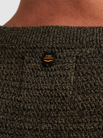 PME Legend Sweater 'Pullover in mouliné cotton' in Green