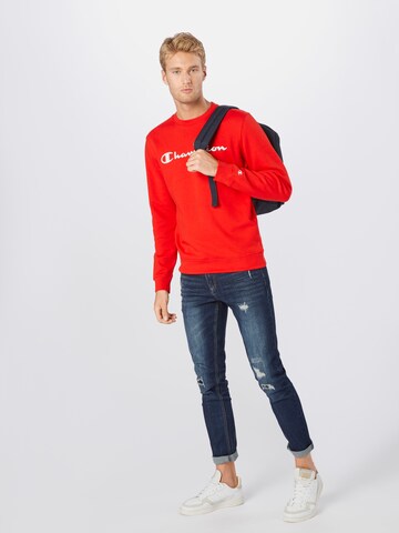 Champion Authentic Athletic Apparel Regularny krój Bluzka sportowa w kolorze czerwony
