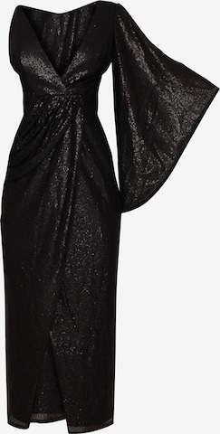 Chi Chi London فستان سهرة بلون أسود: الأمام
