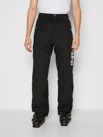 Regular Pantalon de sport 'Zermatt 89' elho en noir : devant