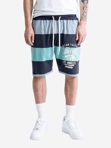 Ocean Pacific Regular Pants 'Pointbreak' in Blue: front