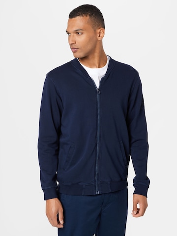 Herrlicher Sweat jacket 'Smith' in Blue: front