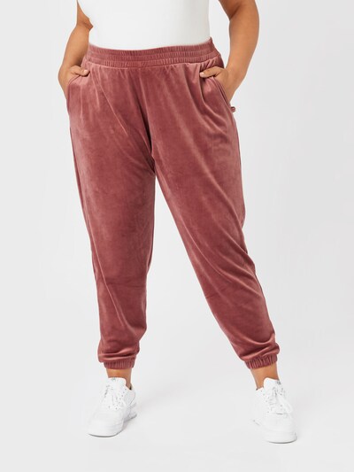Zizzi Kalhoty 'HELENA' - růže, Model/ka