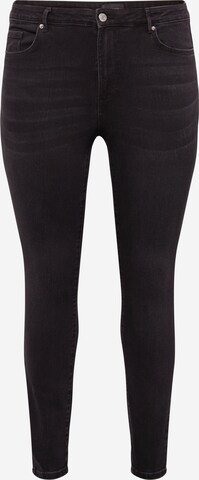 Vero Moda Curve Skinny Fit Дънки 'SOPHIA' в черно: отпред