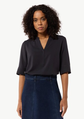 COMMA Blouse in Blue: front