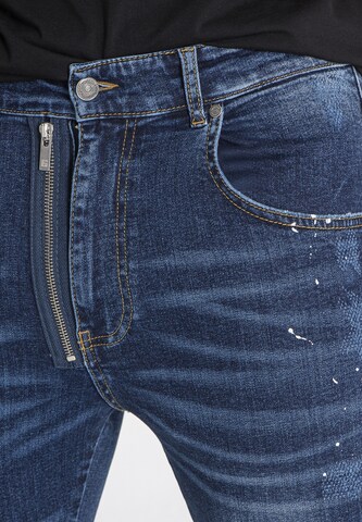 Skinny Jean 'Mania' Gianni Kavanagh en bleu