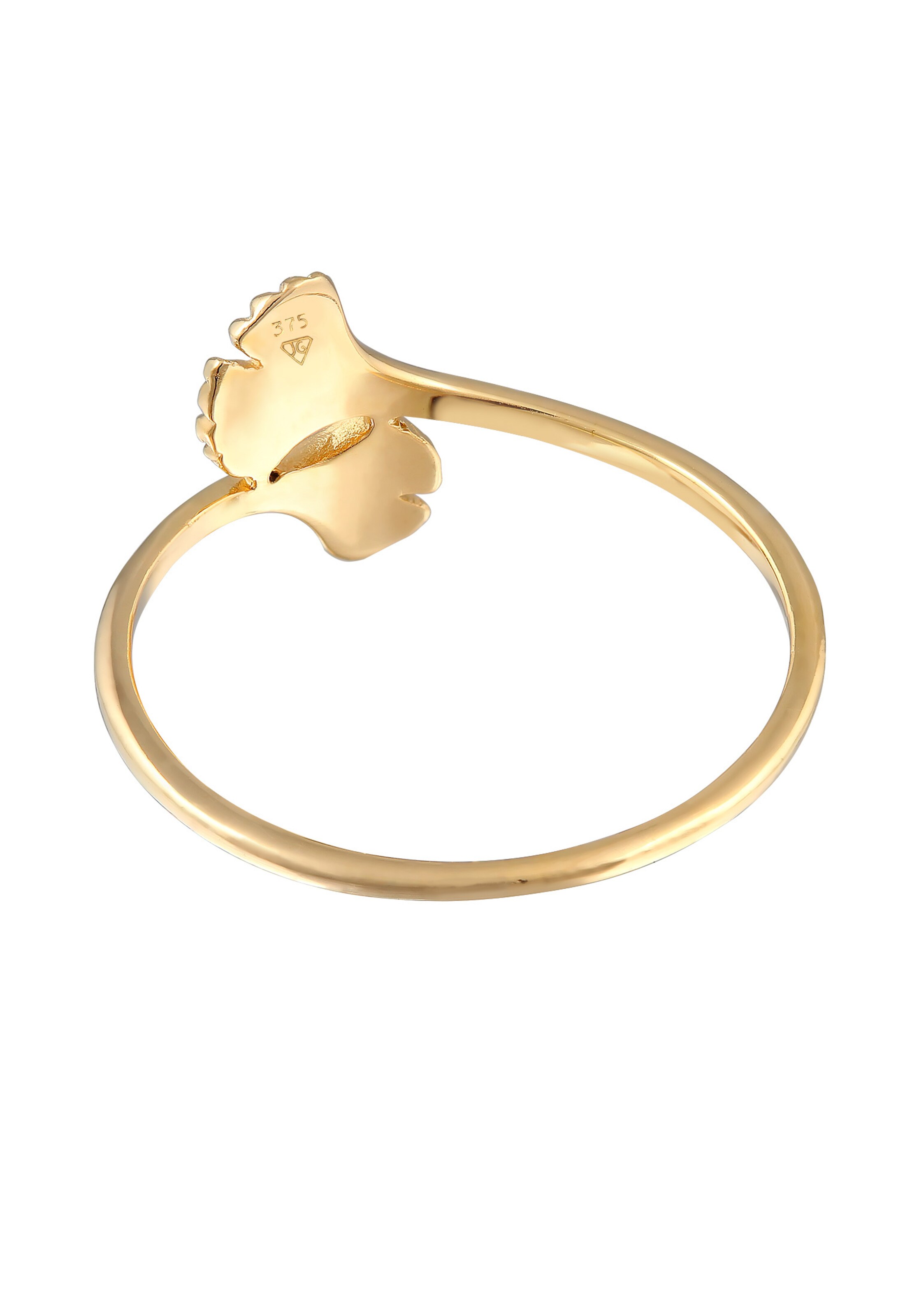 ELLI PREMIUM Ring 'Ginkgo' in Goud