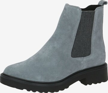 CAPRICE Ankle Boots in Blue: front