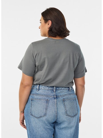 Zizzi Shirt 'Charlin' in Grijs