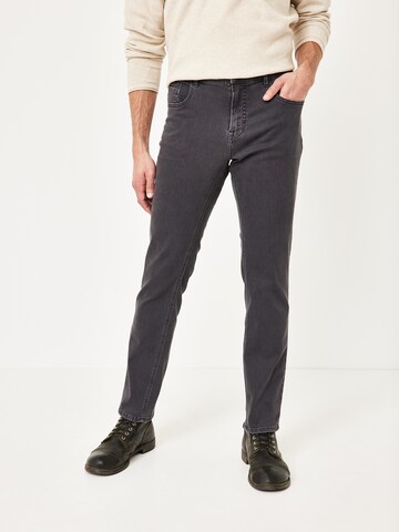 PADDOCKS Slimfit Jeans in Grau: Vorderseite