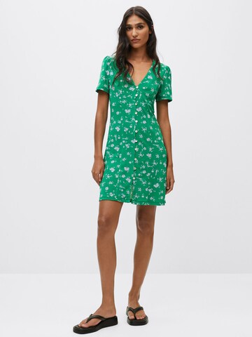 MANGO Shirt Dress 'CECIL' in Green