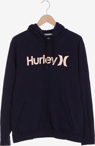 Hurley Sweatshirt & Zip-Up Hoodie in M in Blue: front