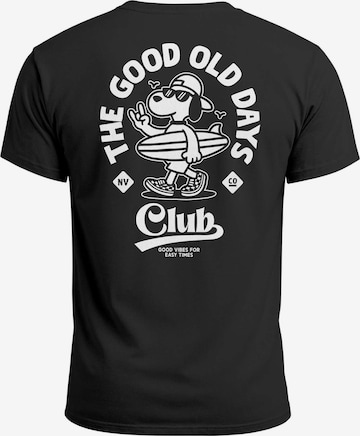 Neverless Shirt 'Good old Days' in Black: front