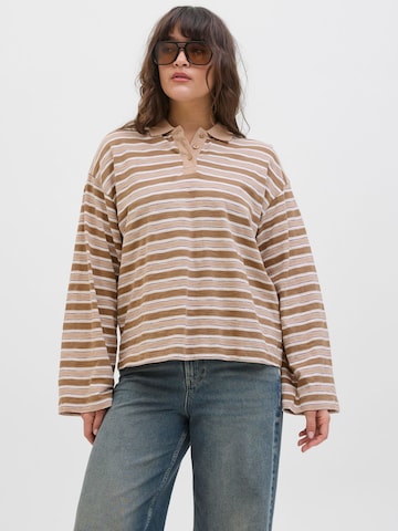 T-shirt 'JXNAJA' JJXX en marron : devant
