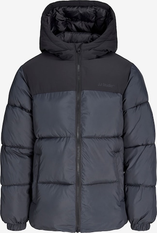 Jack & Jones Junior Winterjacke in Grau: Vorderseite