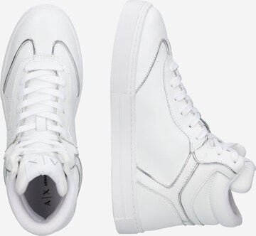 ARMANI EXCHANGE Hög sneaker i vit
