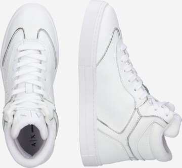 Sneaker alta di ARMANI EXCHANGE in bianco