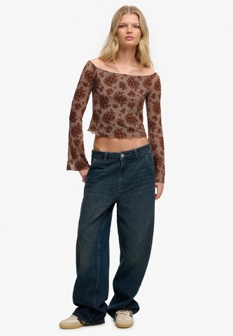 T-shirt Superdry & Co en marron