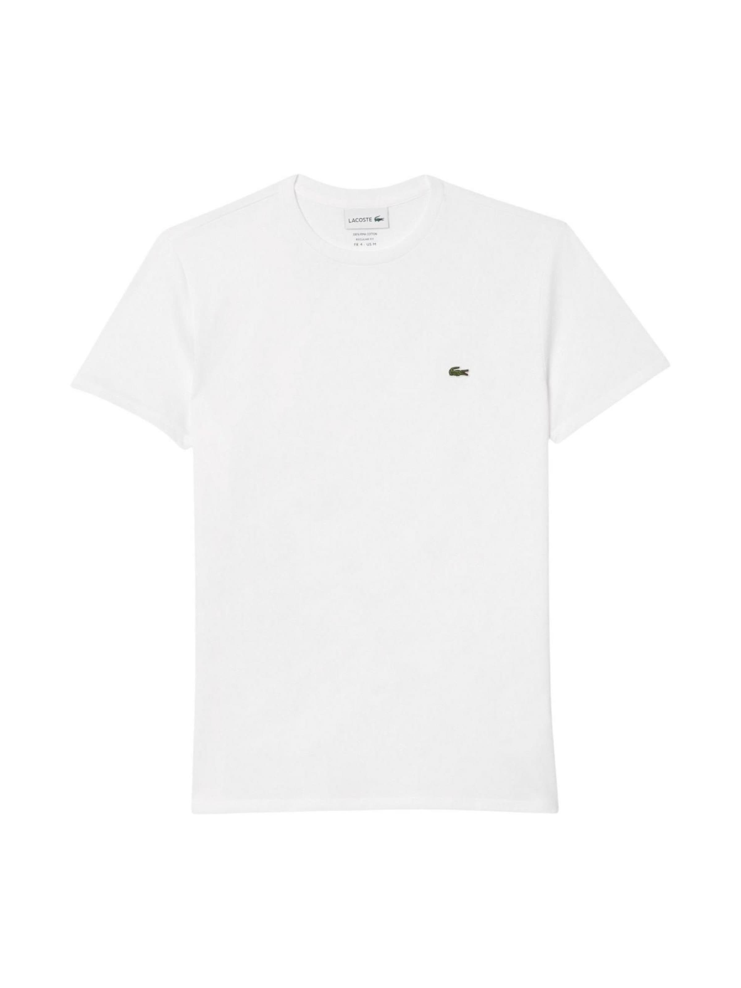 Maglietta di LACOSTE in bianco: frontale