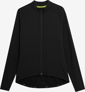 Veste de survêtement 4F en noir : devant