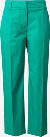 TOMMY HILFIGER Pleated Pants in Green: front