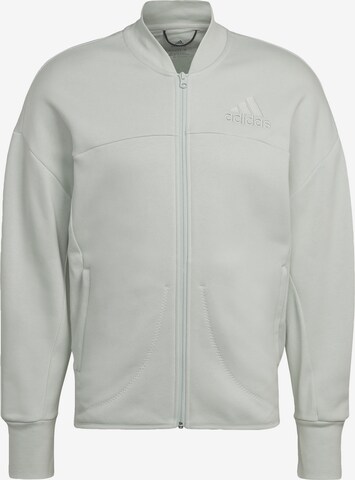 ADIDAS SPORTSWEAR Sportdzseki 'Studio Lounge Fleece' - zöld: elől