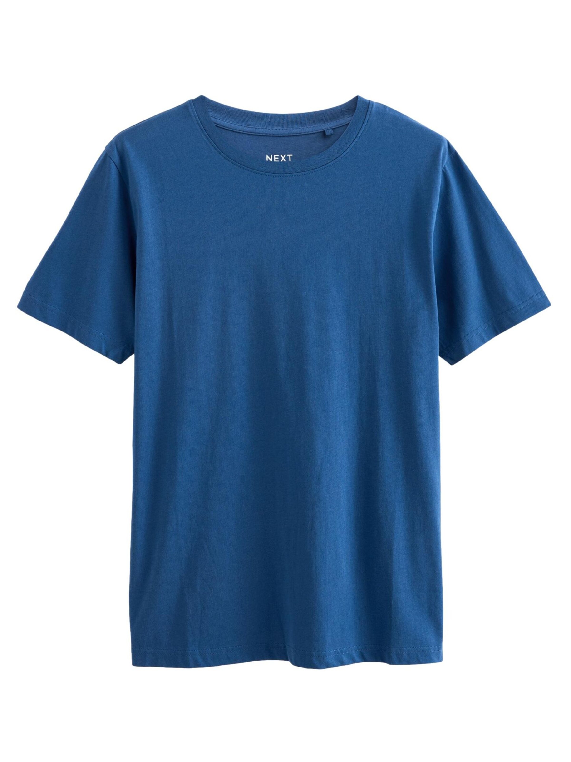 Next Shirt 'Essential' in Blue: front