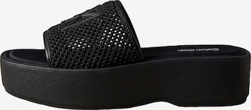 Mule 'Amelia' Calvin Klein en noir : devant