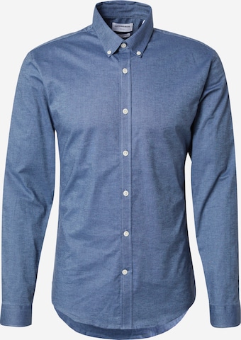 Chemise Lindbergh en bleu : devant