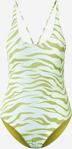 DELICATELOVE Swimsuit 'Electra' in Green: front
