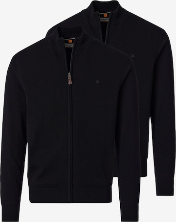 Vestes en maille 'Basic' redmond en noir : devant