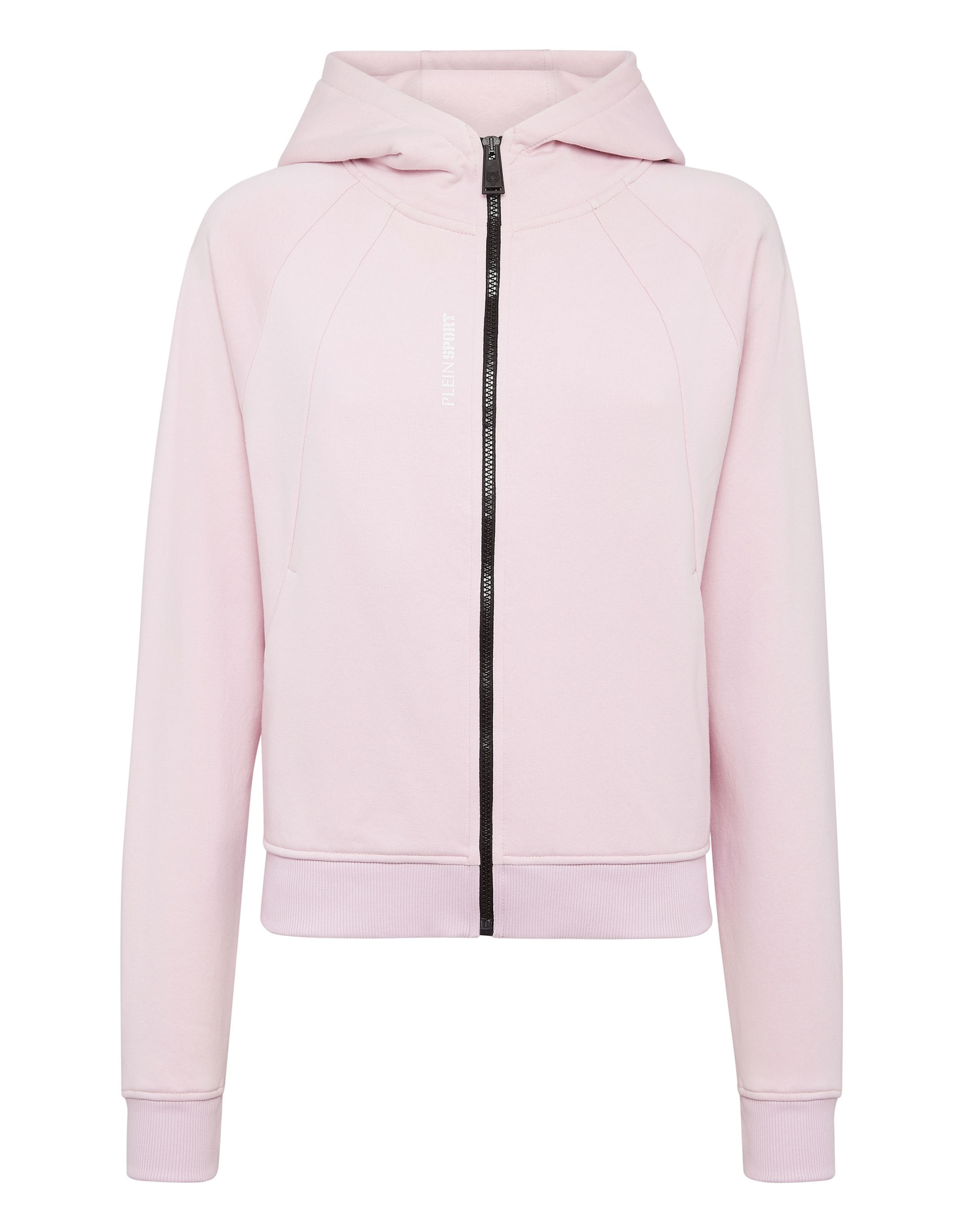 Plein Sport Sweatjacke in Pink: Vorderseite