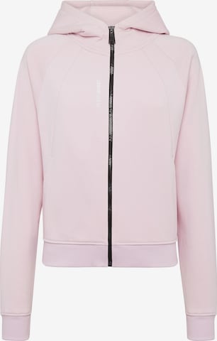 Plein Sport - Sudadera con cremallera en rosa: frente