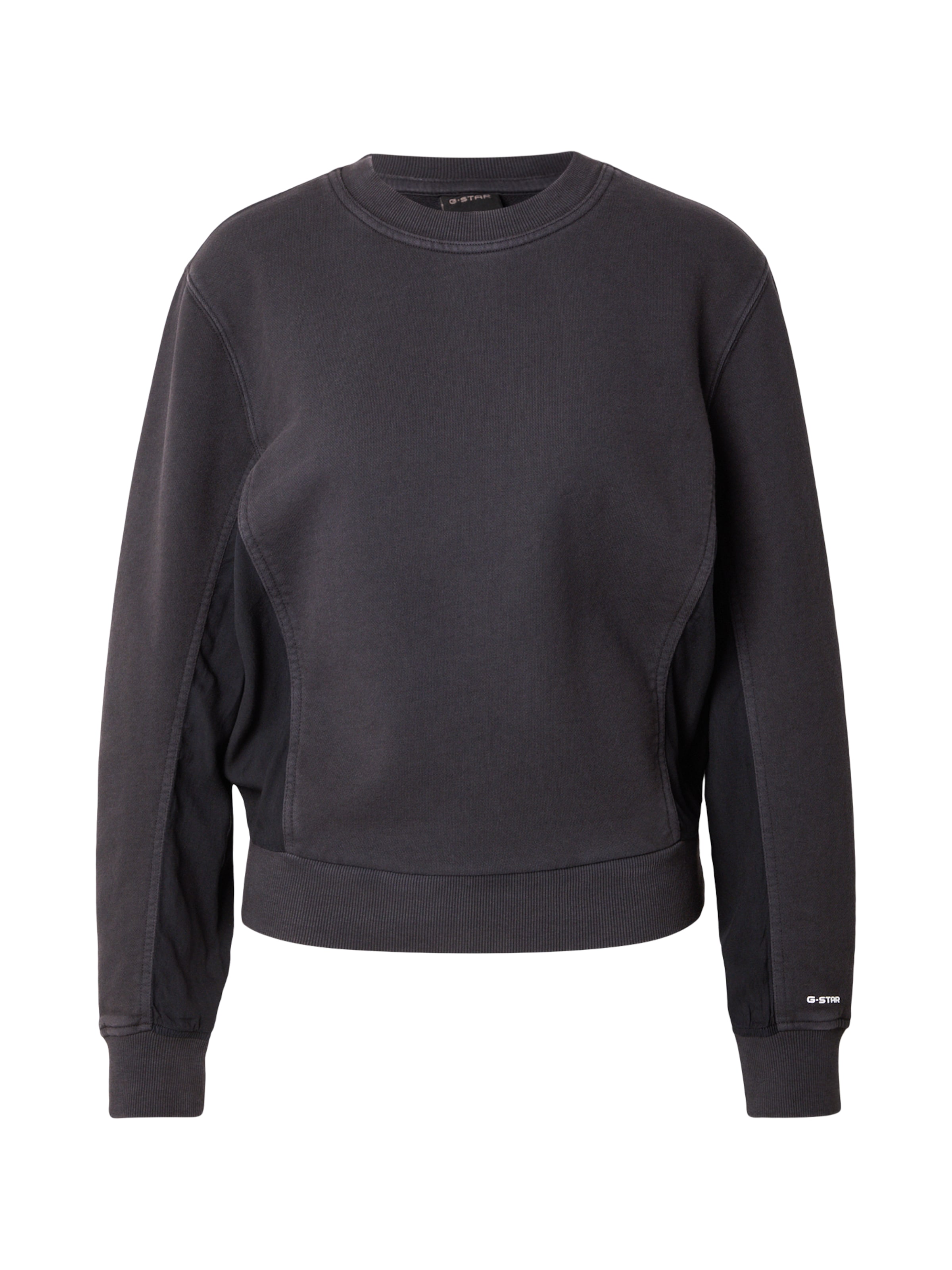 G-STAR Sweatshirt in Schwarz: Vorderseite