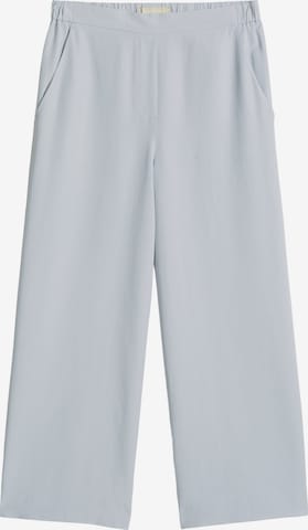 Marc O'Polo Wide leg Trousers 'Margo' in Grey: front
