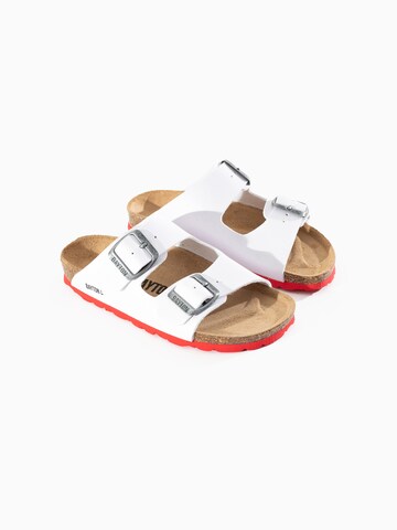 Bayton - Sapatos abertos 'Atlas' em branco