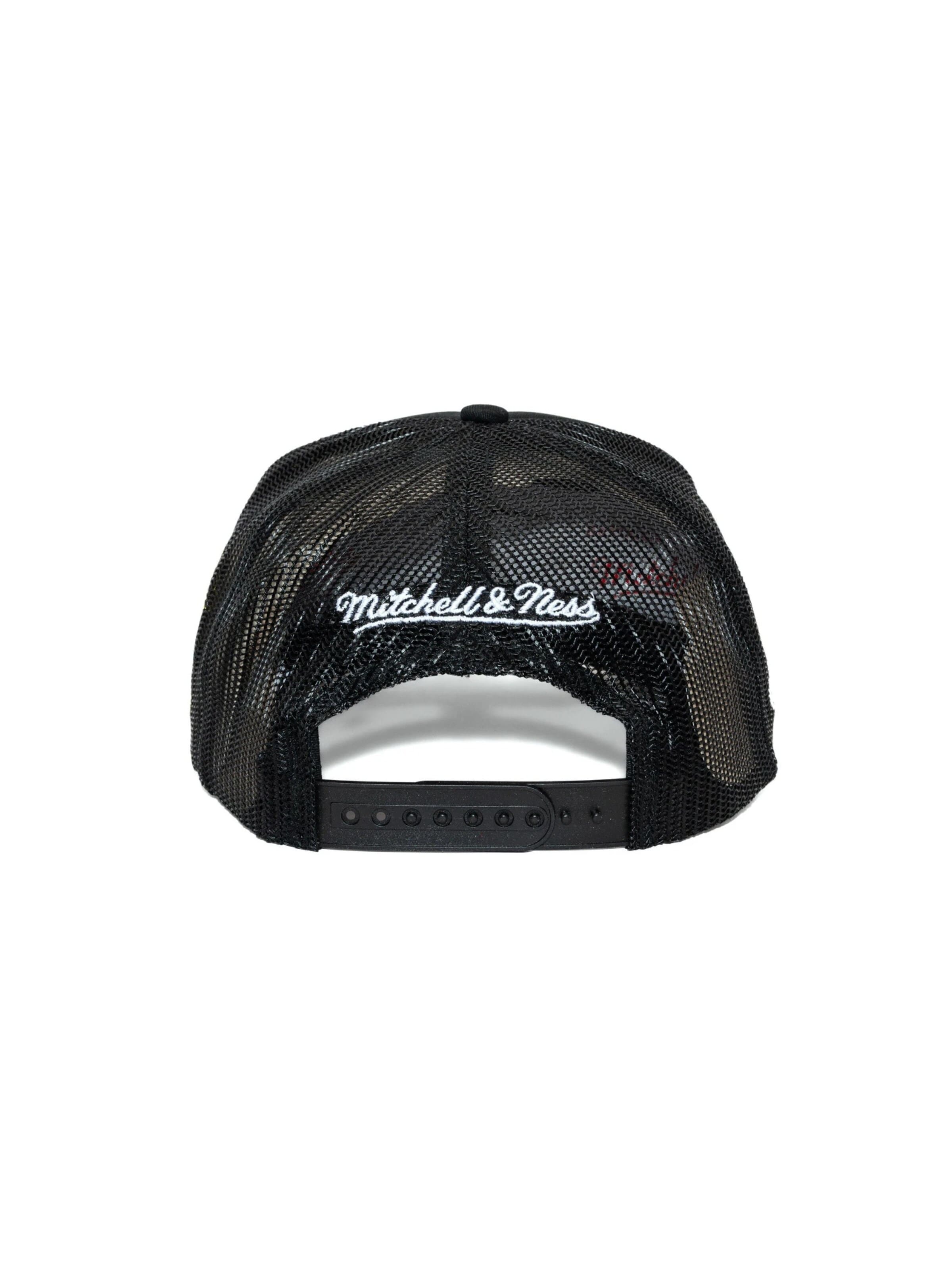 Mitchell & Ness - Boné 'Gorra mitchell & ness negra golden state big champ trucker cap' em preto