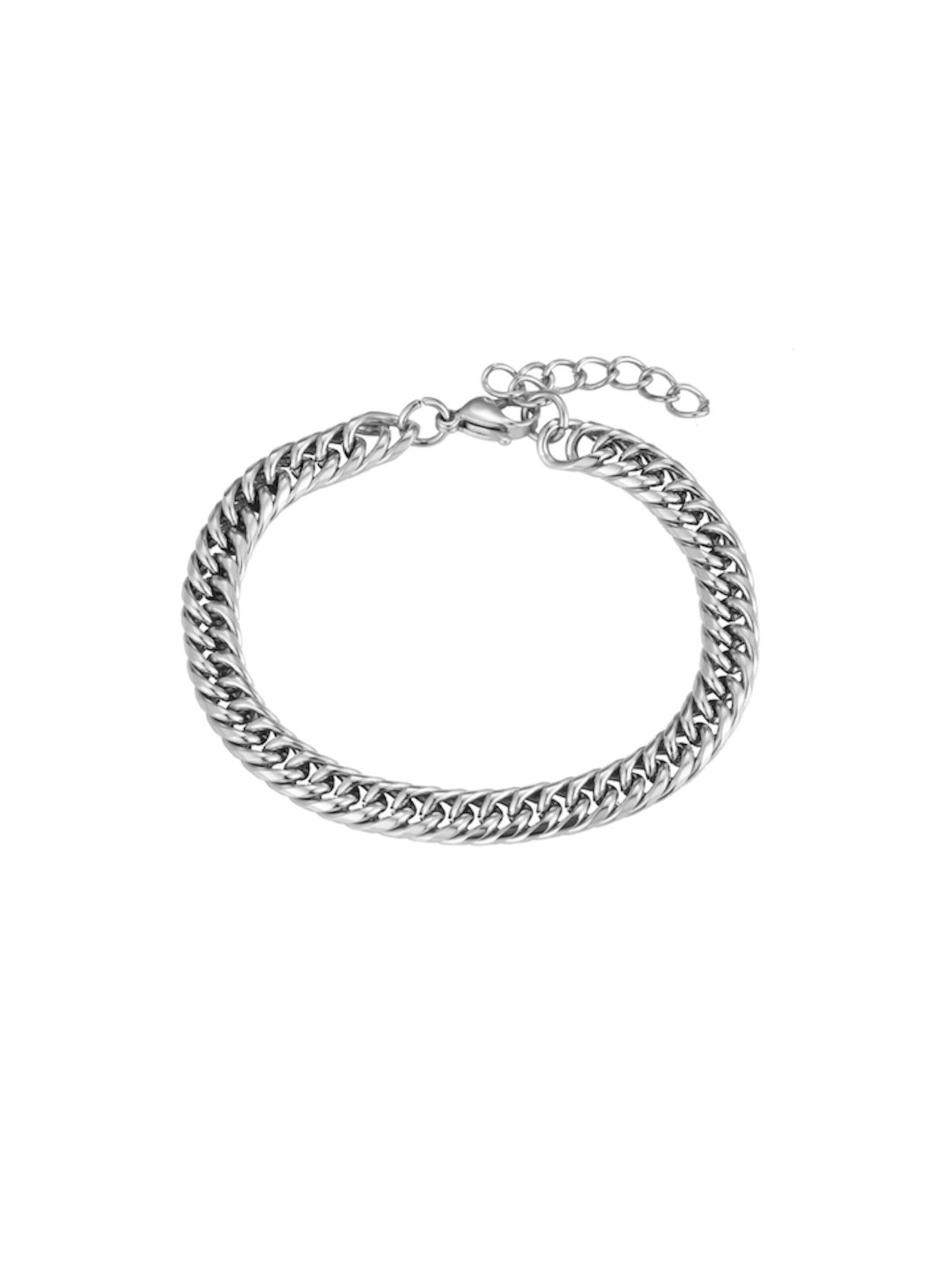 Cala Rose - Pulseira 'ANOUK' em prata: frente