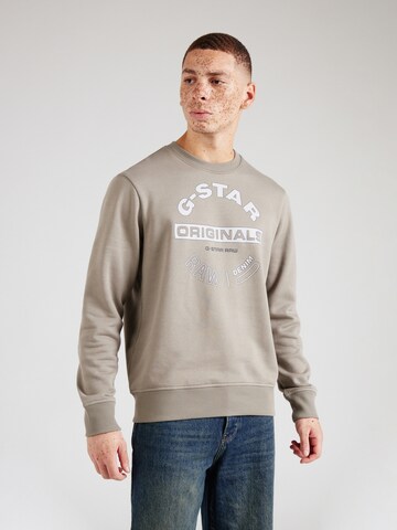 G-STAR Sweatshirt in Green: front
