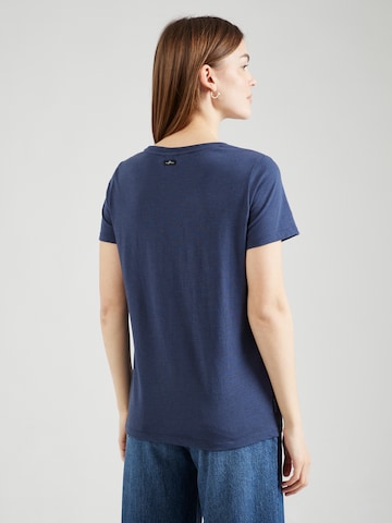 Ragwear T -Shirt 'ADORI LOVE' in Blau