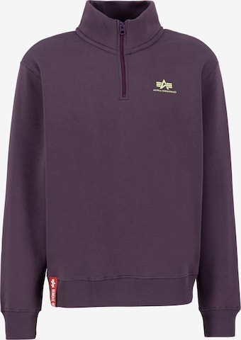 Sweat-shirt ALPHA INDUSTRIES en violet : devant