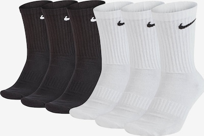 NIKE Sportsocken in 42-46 in schwarz / weiß, Produktansicht
