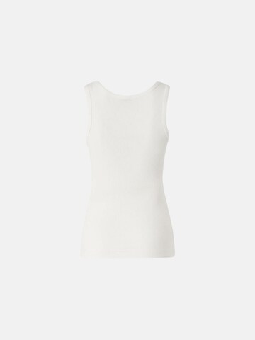 Haut 'PINKO CALCOLATORE CANOTTIERA COSTINA COTONE LOGO METAL canotta' PINKO en blanc