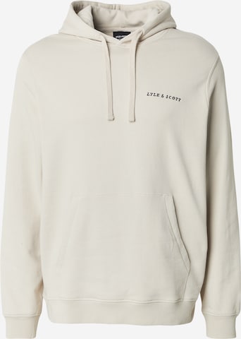 Lyle & Scott - Sweatshirt em bege: frente