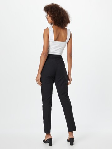 Regular Pantaloni cu dungă de la Karen Millen pe negru