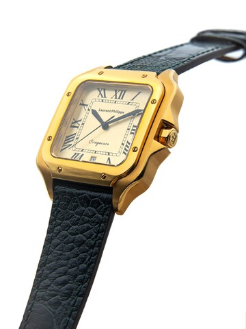 Laurent Philippe Analog watch 'Conqueror The Golden Eye – Verde Notturno' in Green