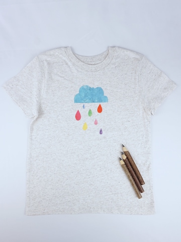 MelaDi Shirt 'Regenwolke' in Weiß