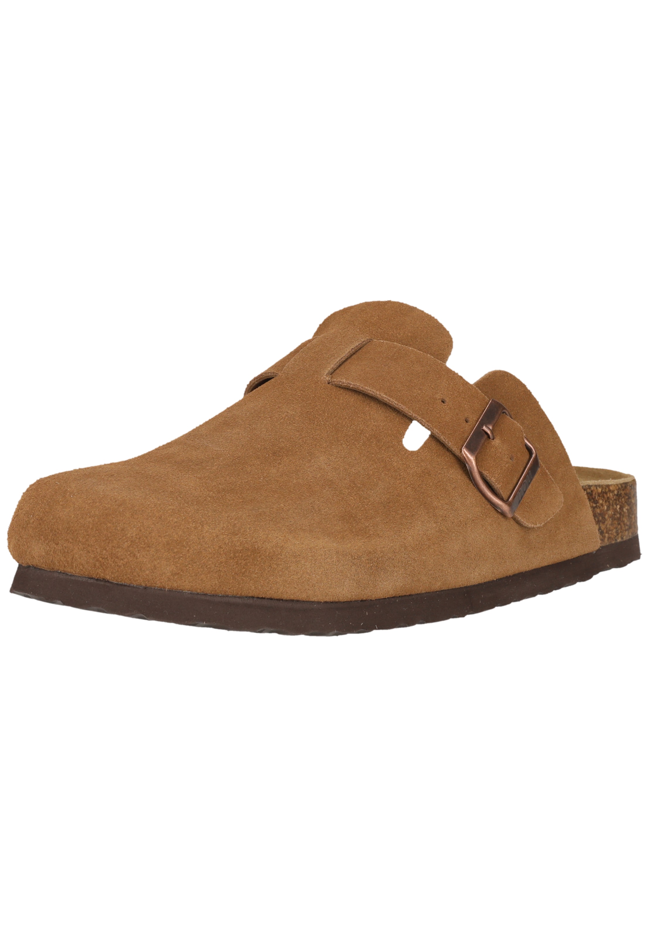 NOU Slippers 'Corwin' in Brown: front