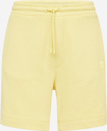 Regular Pantalon 'Sewalk' BOSS Orange en jaune : devant