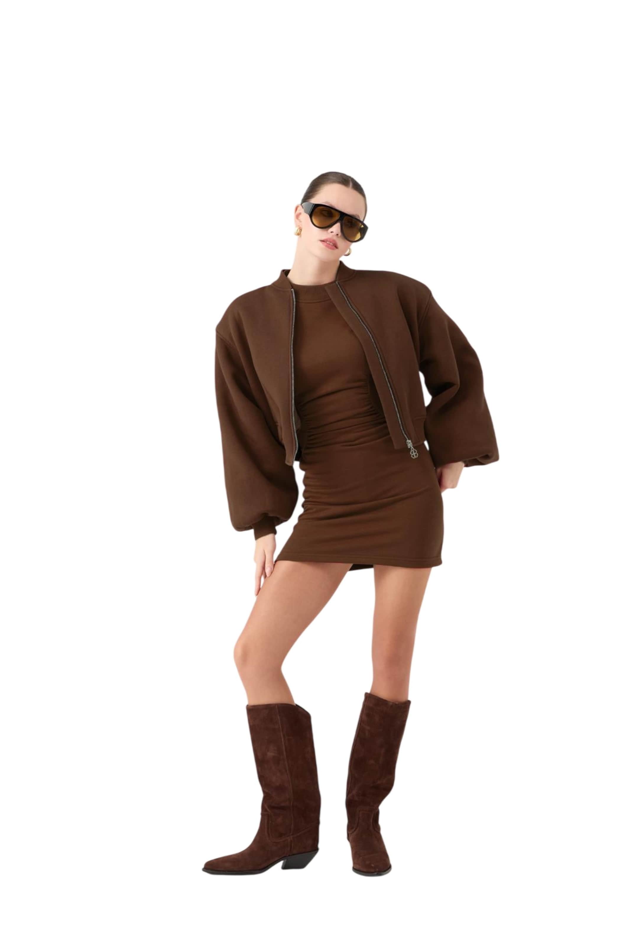 HOLLY LOLLY Jacke in Braun